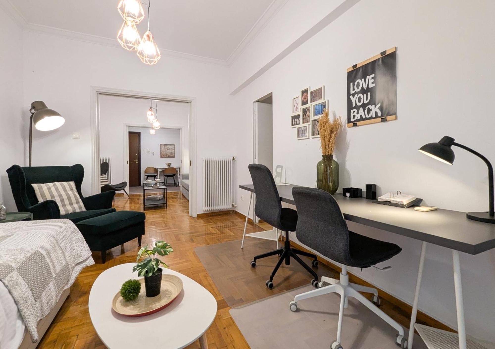 Spacious Apt For 5 Guests Next To Acropolis&Metro Athens Exterior photo