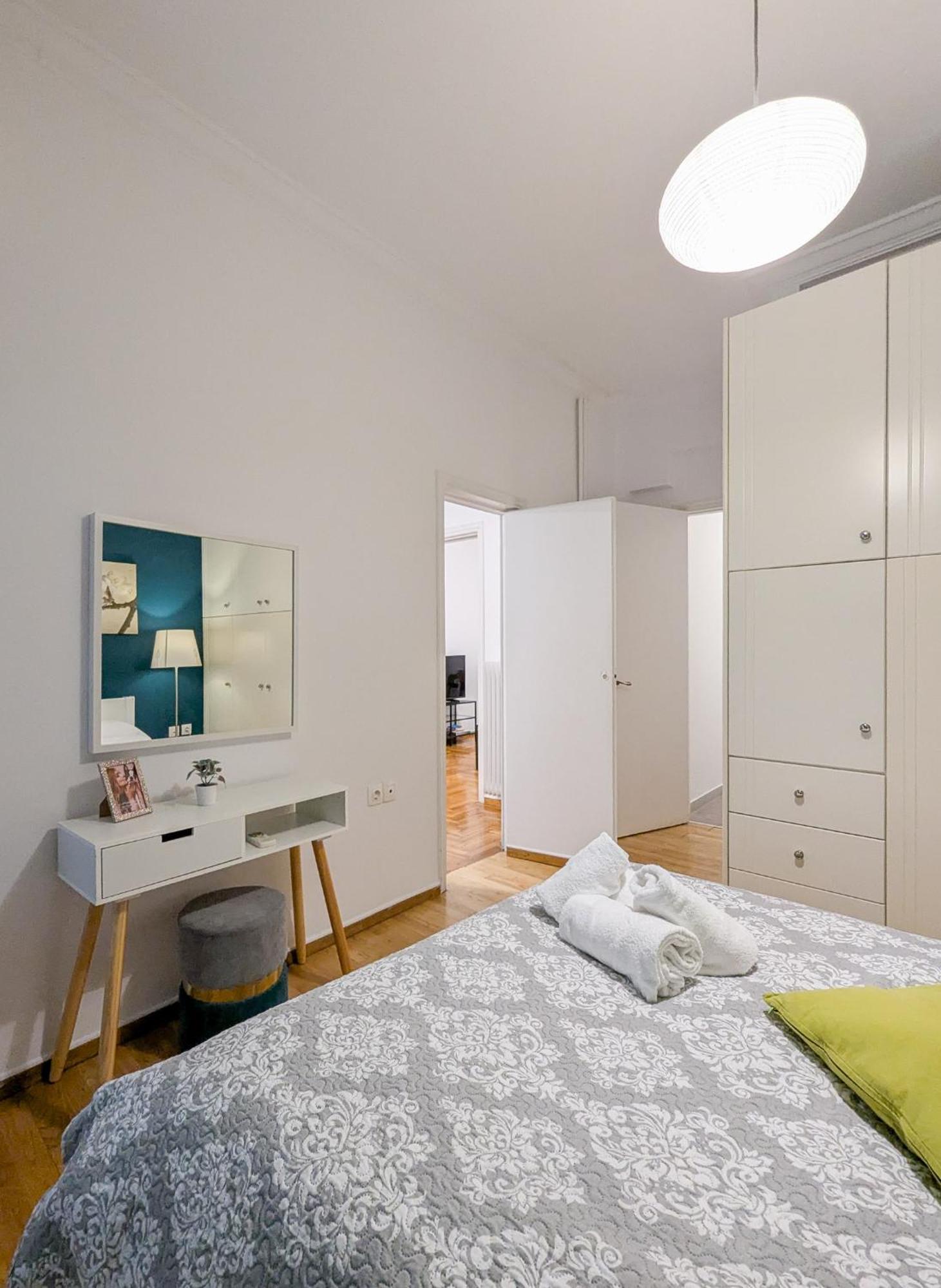 Spacious Apt For 5 Guests Next To Acropolis&Metro Athens Exterior photo